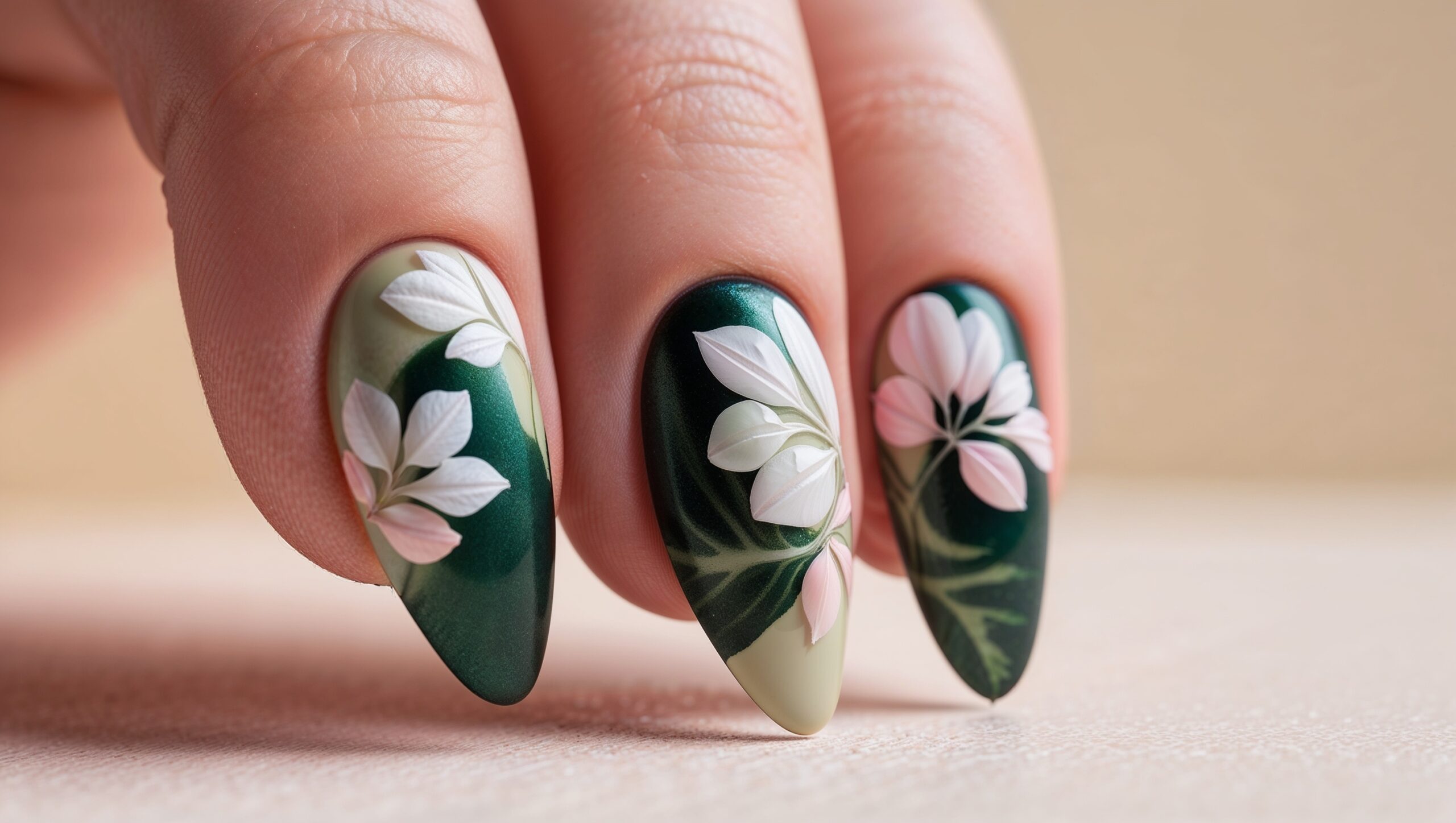Elegant Short Manicure Close Up View gelnails scaled - Nägel